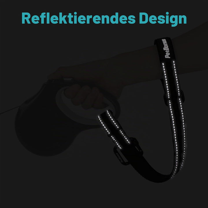 PetBonus Hundeleine Handgelenkriemen, Sicherheitsriemen für Rollleine Hundeleine und Kinderwagen, Ab