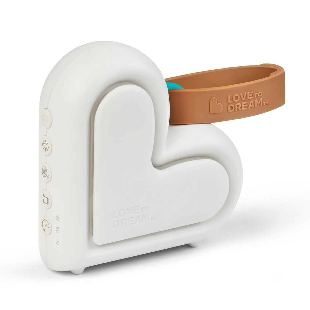 Love To Dream™ Tragbares Babyschlafgerät | Weisses Rauschen & Schlaflieder | 9 beruhigende Babygeräu