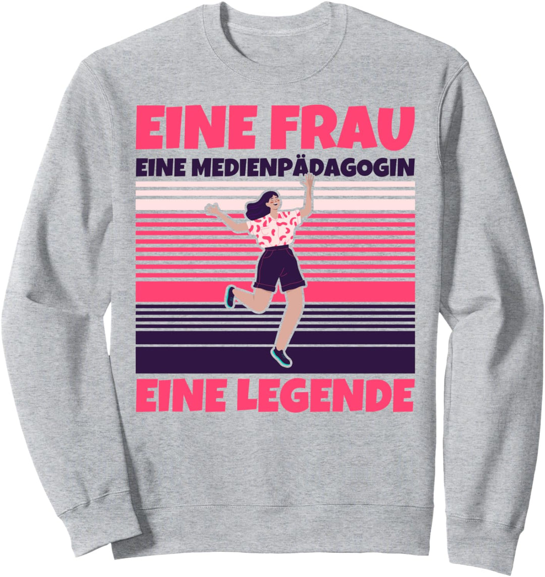 Medienpädagogin lustig - Eine Frau, eine Medienpädagogin, ei Sweatshirt