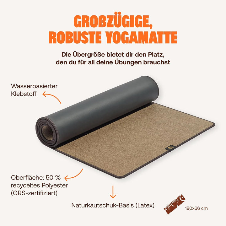ShaktiMat [Das Original seit 2007] Yogamatte für Meditation, Pilates, Yoga, Fitness - Faire Produkti