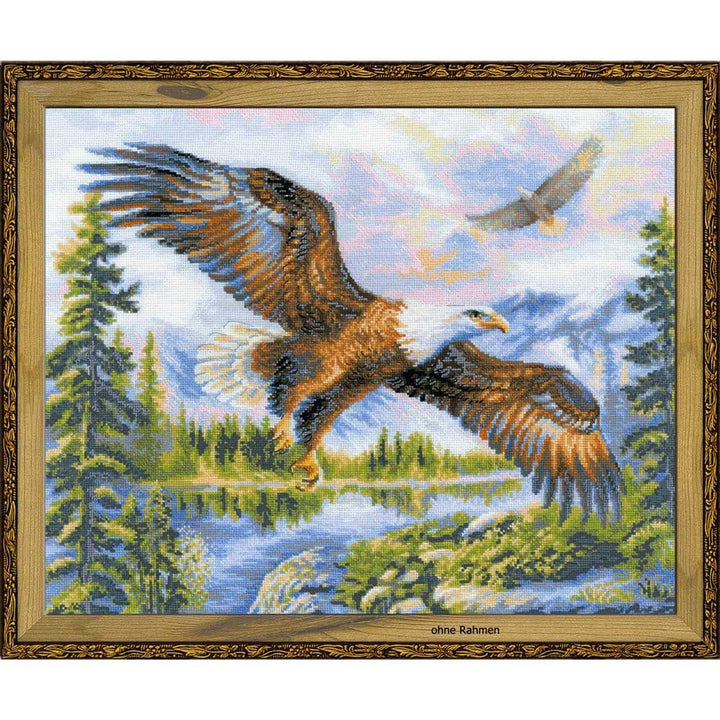Riolis Kreuzstich-Set Freien Fall Kreuzstich-kit19.75-inch X 15.75-inch 14 Count, Acryl, Mehrfarbig