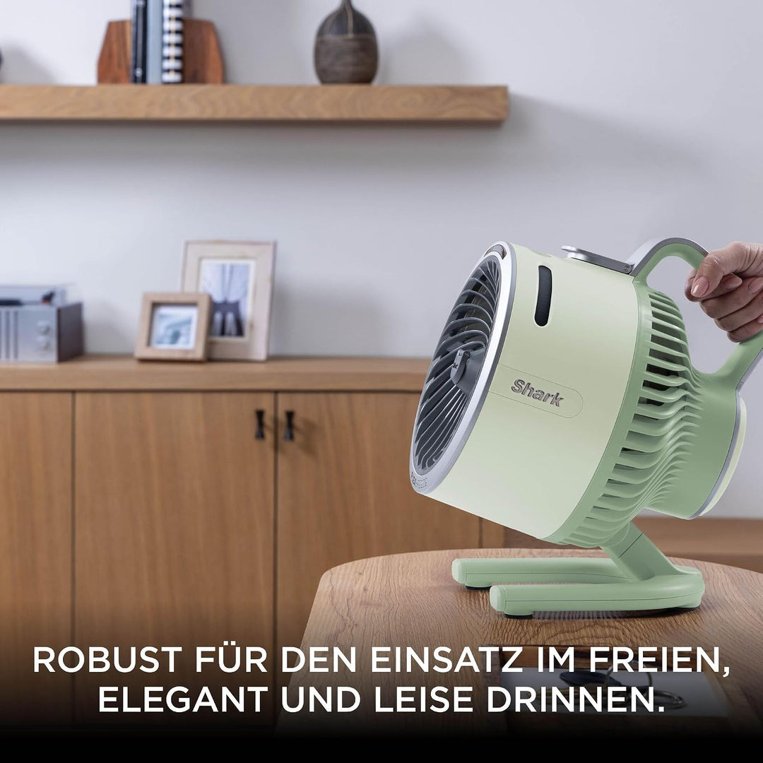 Shark FlexBreeze HydroGo Starker Ventilator mit Sprühnebel, Kühlung für drinnen &amp; draussen, leise &amp;