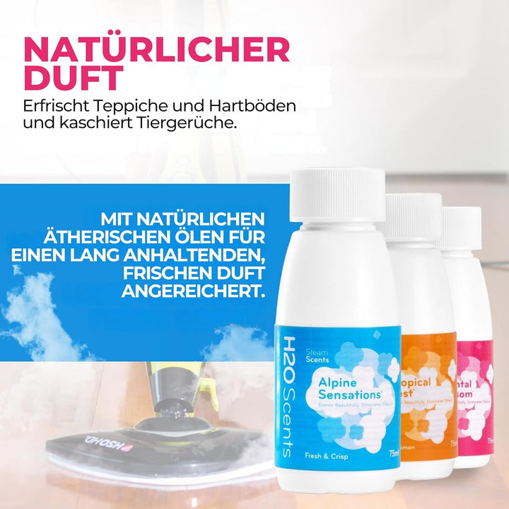 H2O-Dampfreiniger-Reinigungsmitteldüfte – 3er-Pack, gemischte Düfte 3er-Pack gemischte Düfte, 3er-Pa