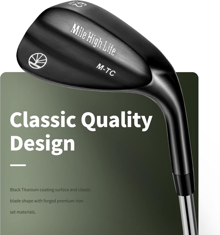 Mile High Life | Geschmiedete Golf-Sandkeil-Sets | Golf Gap Wedge Sets für Anfänger | Lob Wedge Golf