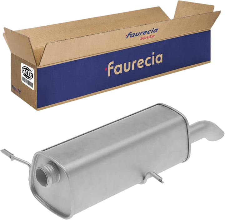 HELLA 8LD 366 032-381 Endschalldämpfer - Easy2Fit® Kit - hinten - einteilig - Set mit Anbauteilen