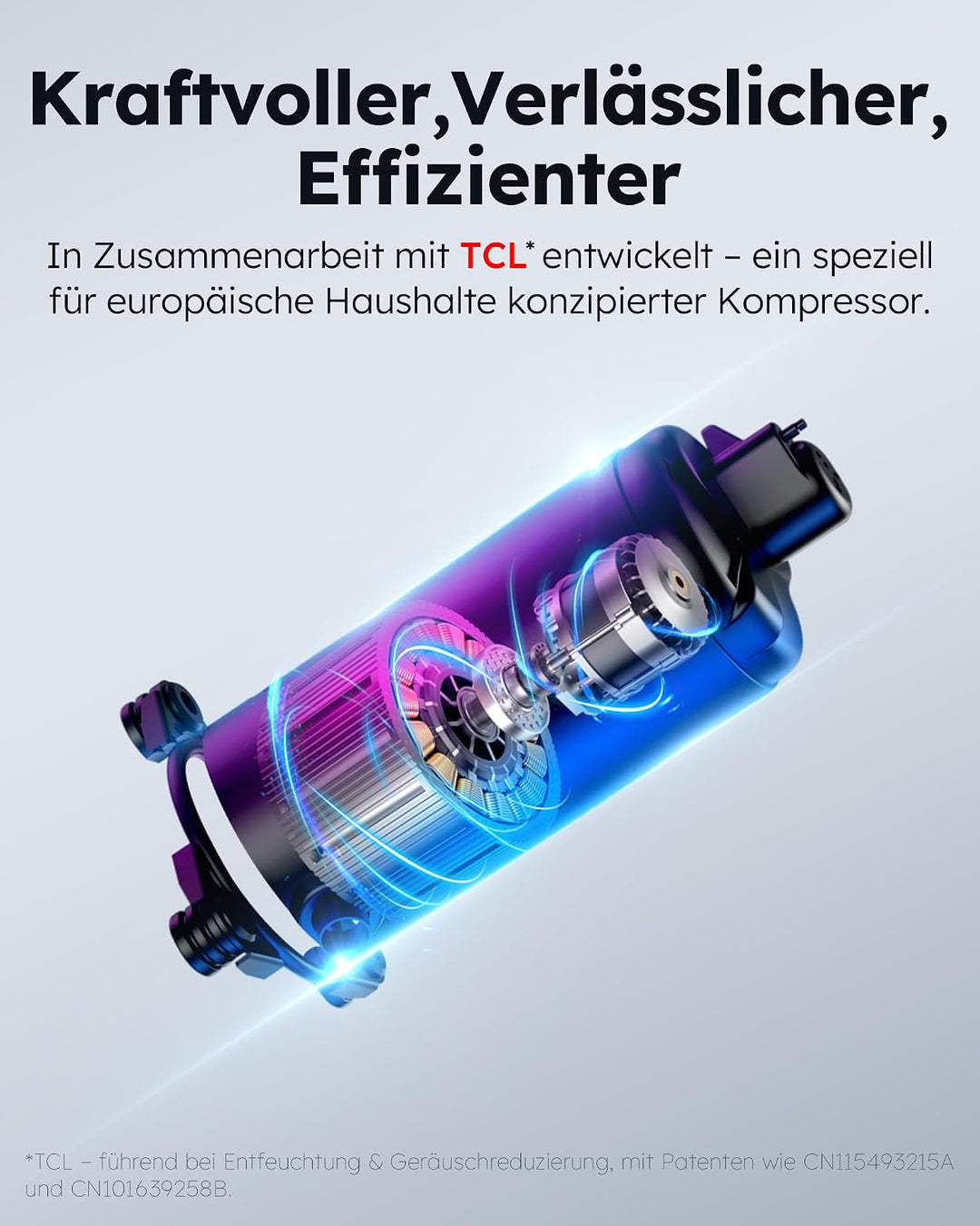 Kresico xWolei Luftentfeuchter elektrisch 12L/24h, Entfeuchter elektrisch 35dB, Raumentfeuchter für