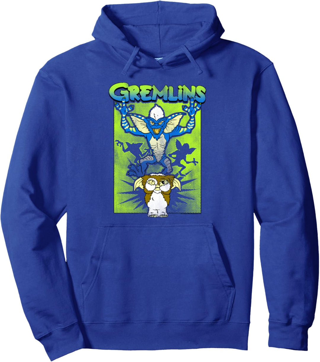 Gremlins Stripe and Gizmo Be Afraid Pullover Hoodie