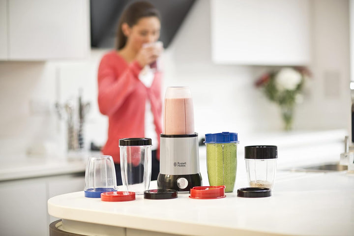 Russell Hobbs Mixer [Multifunktions- Standmixer] NutriBoost (inkl. 5 BPA-freie und spülmaschinengeei