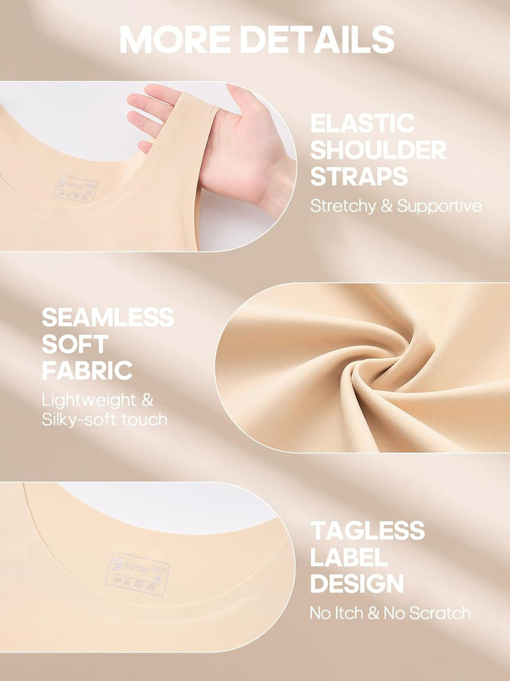 Brust Binder für Transgender FTM Trans Binder Atmungsaktive Nahtlos Schwimm Binder Bra Nude XL, Nude
