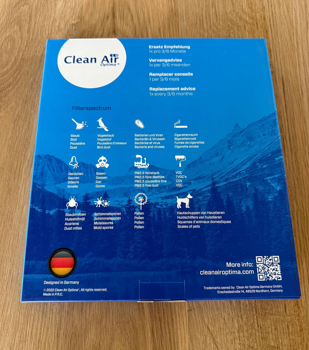 Clean Air Optima Filterset CA-707 Smart - Geeignet für Luftentfeuchter und Luftreiniger CA-707 Smart