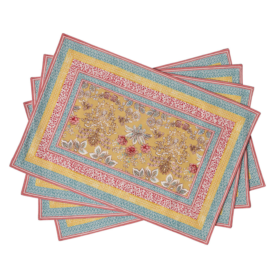 Maison d'Hermine Tischsets aus 100% Baumwolle, 4er-Set, Ostern dekorative Tischsets für Esszimmer, Z
