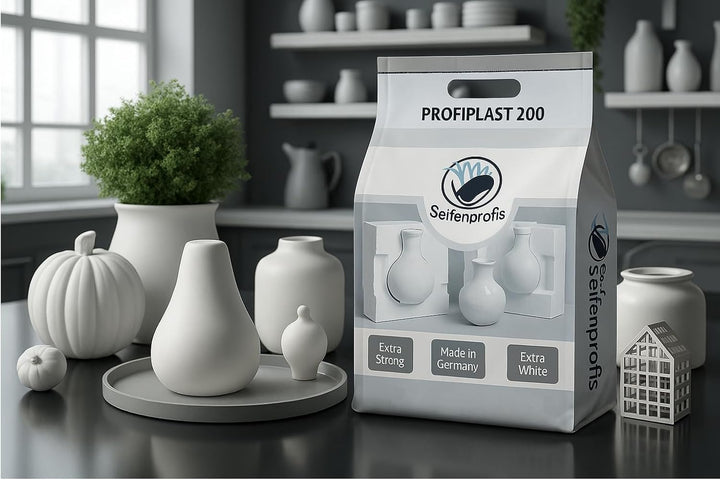 Seifenprofis Profiplast 200 Reliefgiesspulver weiss 4,5 kg, Giesspulver Giessmasse Keramikpulver, Er