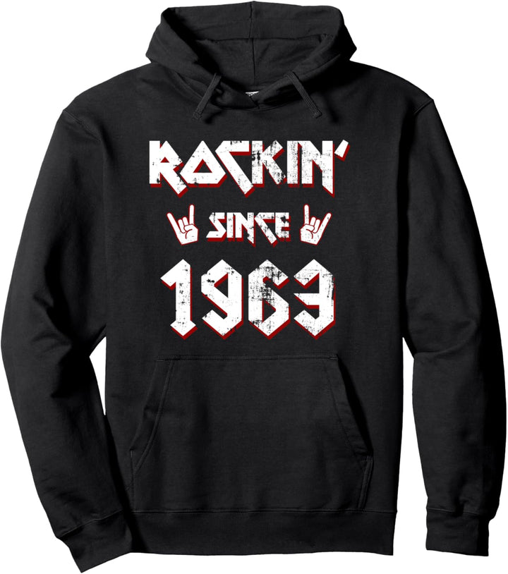Rockin Since 1963 59 Jahre Alt 59 Geburtstag Geboren 1963 Pullover Hoodie