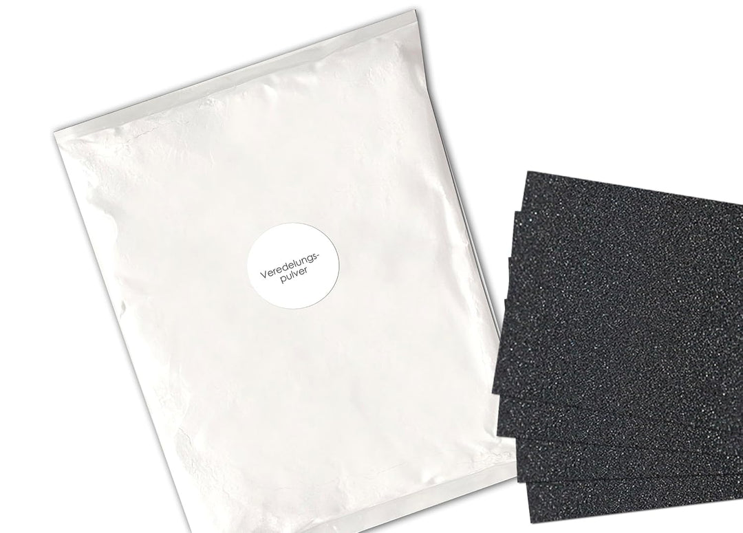 bambelina® Flächenveredelung Set für einen Babybauch Gipsabdruck, zur Glättung von rauhen Gipsoberfl