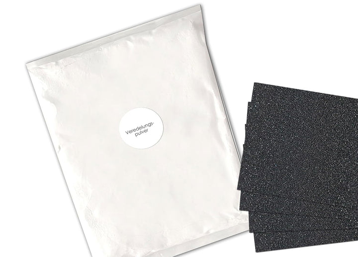 bambelina® Flächenveredelung Set für einen Babybauch Gipsabdruck, zur Glättung von rauhen Gipsoberfl
