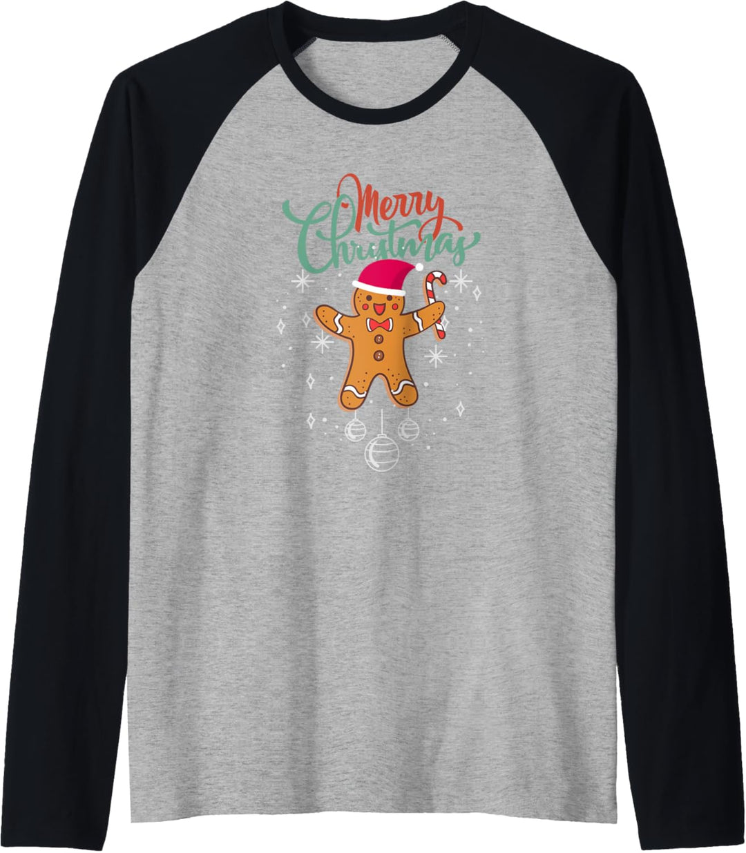 Merry Christmas Lebkuchen-Bäcker Raglan