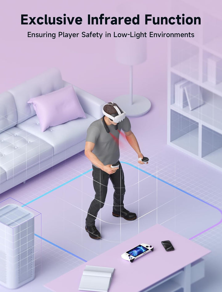 JSAUX Akku-Pack für Oculus Quest 3 2, 10000mAh PD Schnellladegerät Akku-Pack (Extra 4-6 H Spielzeit)
