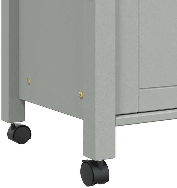 vidaXL Küchenwagen, Servierwagen mit viel Stauraum, Beistellwagen für Küche Wohnzimmer Badezimmer, T