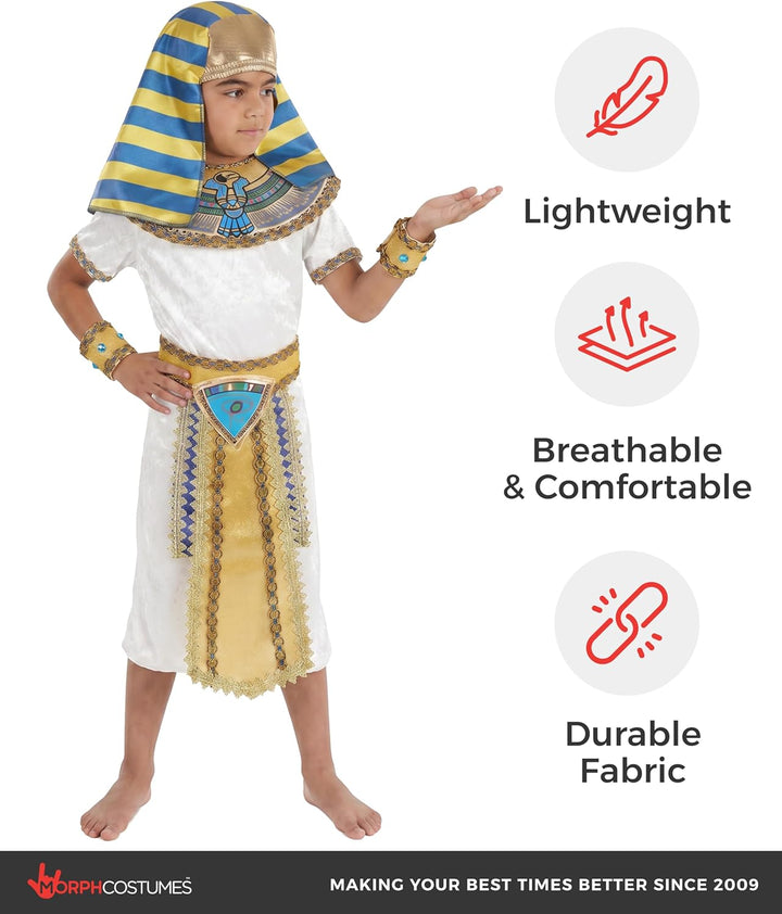 Fun Shack Kostüm Pharao Kinder, Pharao Kostüm Kinder, Kostüm Ägypter Kinder, Ägypten Kostüm Kinder,