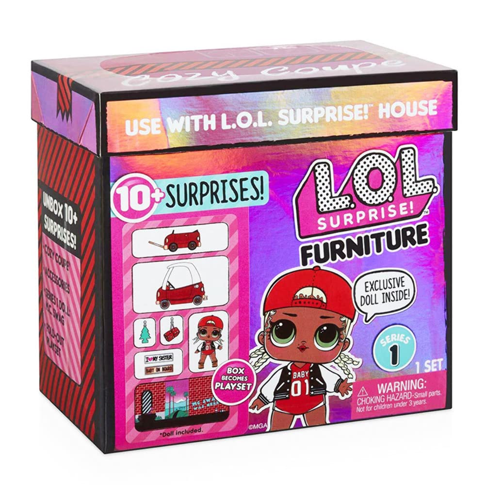 L.O.L. Surprise! 564096E7C Furniture with Cozy Coupe & M.C. Swag -mehrfarbig
