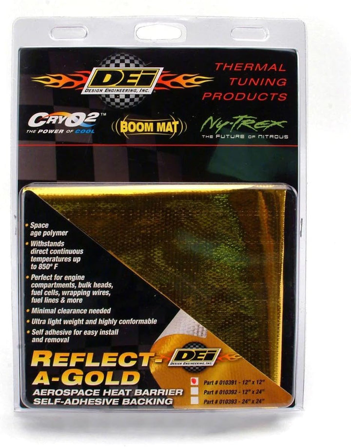 Design Engineering 010393 Reflect-A-Gold Hochtemperatur-reflektierende Selbstklebende Rückseite, 61