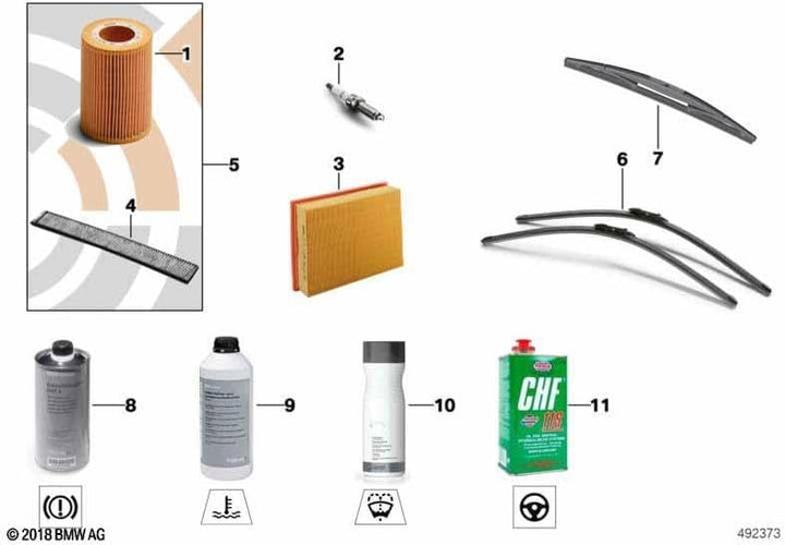 Original Ersatz-Luftfilter Element 13717532754 1er 3er X1