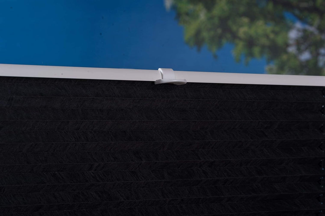 K-home Klemmfix-Plissee Palma Anthrazit 70 x 210 cm +++Verdunklung+++ 70 x 210 cm Anthrazit, 70 x 21