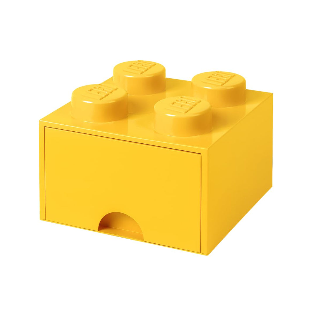 LEGO Storage Brick 1 Drawer Bright Yellow Ziegel 4 Hellgelb, Ziegel 4 Hellgelb