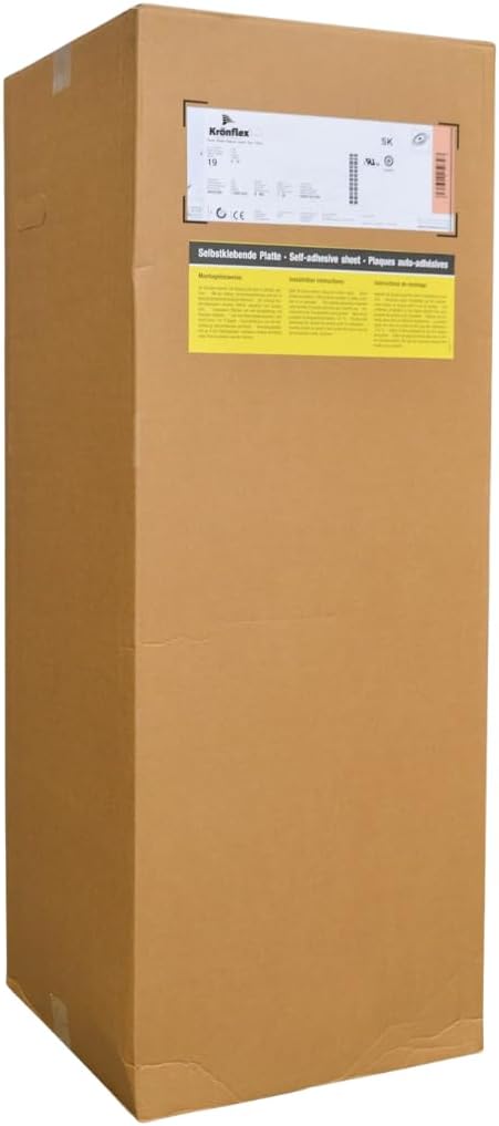 KRÖNFLEX selbstklebende Kautschuk-Dämmmatte 10mm - 5m x 1m Camperausbau | Flexible und robuste Kauts