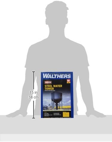 Walthers Cornerstone 933-3043 - Wasser-Tank, Stahl-Optik, Gebäude