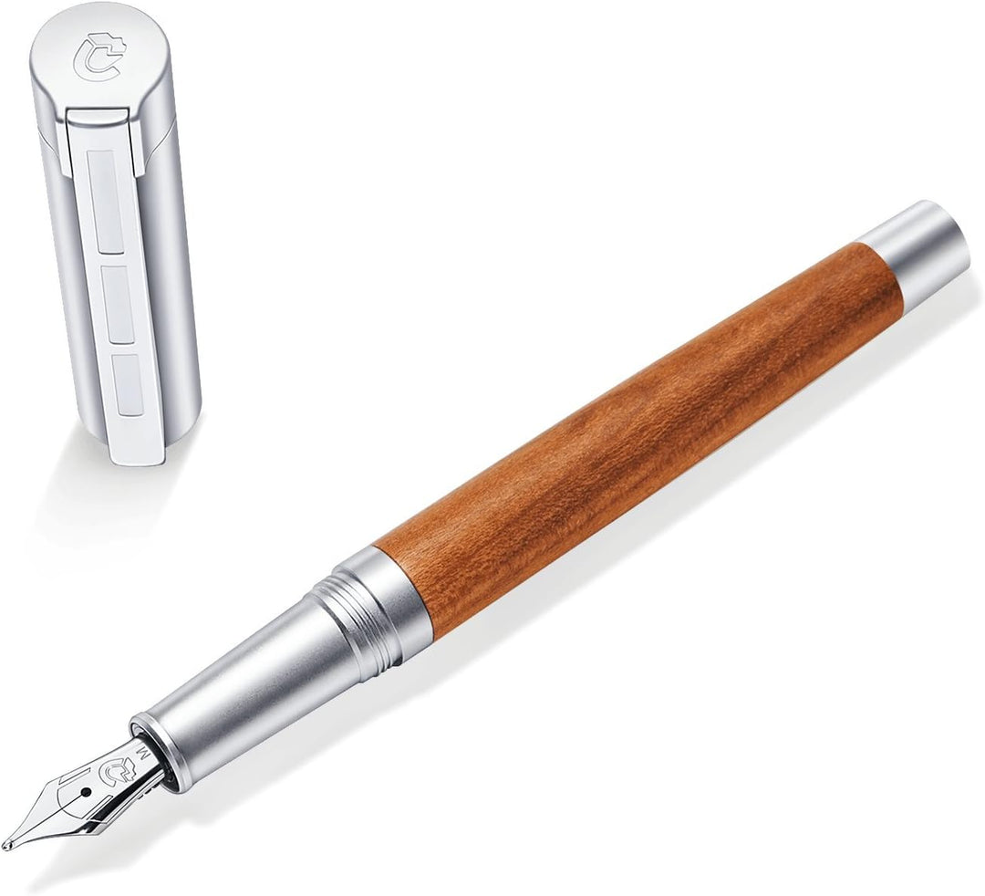 STAEDTLER Initium Lignum Füllhalter, Pflaumenholz, B, Made in Germany, mit edler Geschenkverpackung,