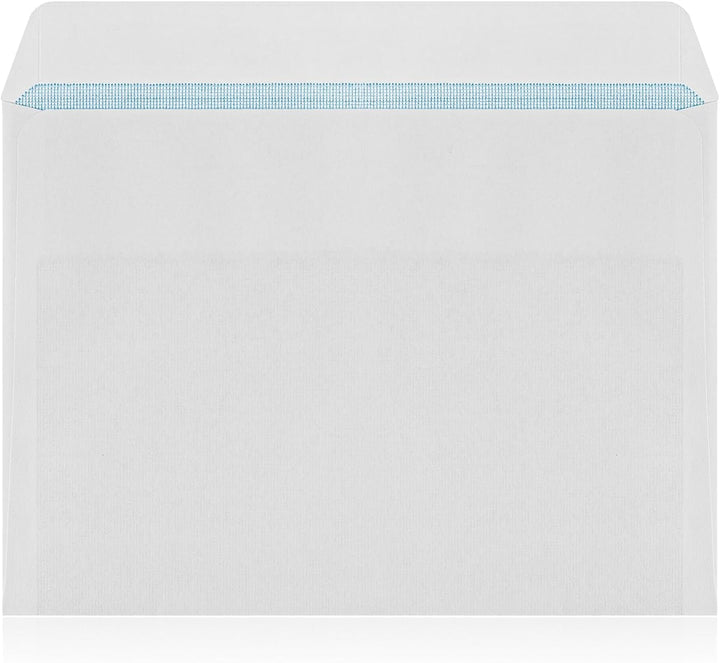1000 Briefumschläge C6 Weiss, haftklebend, ohne Fenster, 75g/m² | Diskreter Versand, blickdichter In