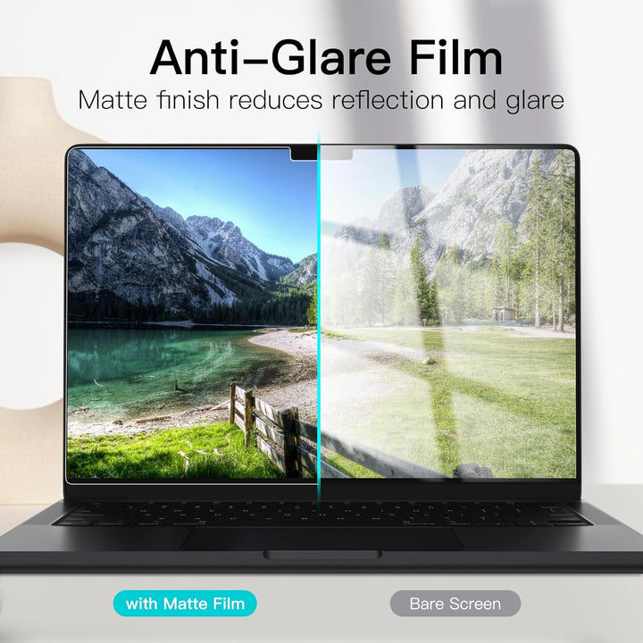 JETech Schutzfolie für MacBook Pro 16 Zoll (M1-M5, 2021-2026), Blendfreiem Displayschutz Matt, Anti