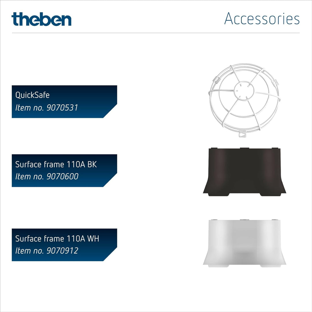 Theben 2019300 thePassa P360 KNX UP WH - KNX - Präsenzmelder Passiv-Infrarot - PIR - 360°, THEPASSA