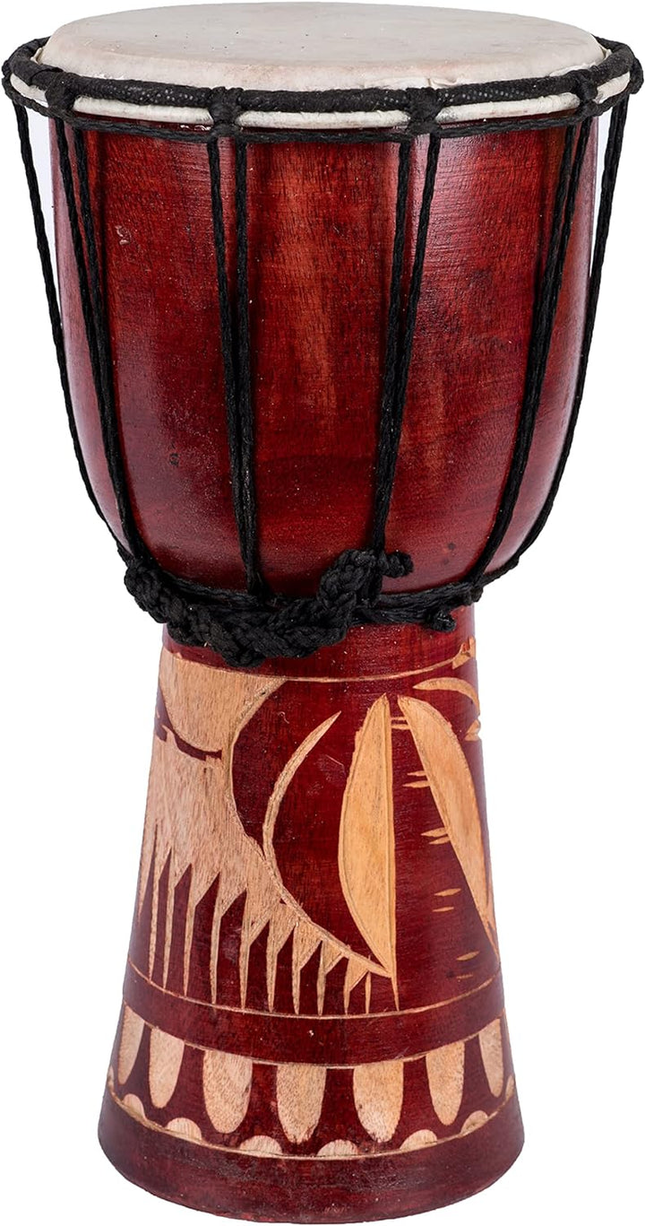 40cm Djembe Trommel Bongo Elefant Anfänger Kinder Guter Klang Fair Trade