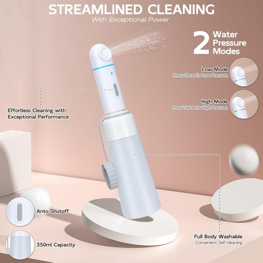 Tragbares Bidet für Reisen, 350 ml, Elektrisch, IPX7 Wasserdicht, Wiederaufladbar, Handheld, Bidet,
