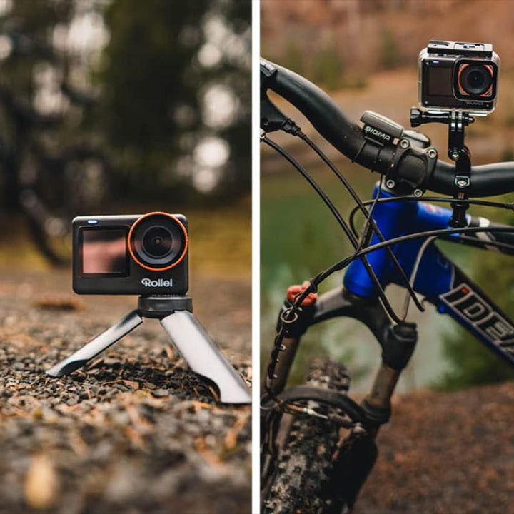 Rollei Actioncam one - Die Neue 4K Action-Cam mit 60FPS, 5 Meter Wasserdicht, ohne Gehäuse, 30 Meter