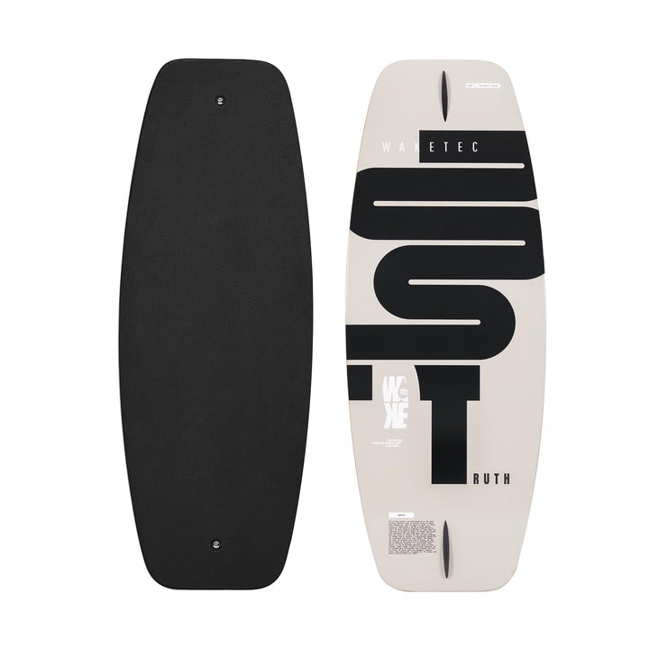 WAKETEC Wakeskate Truth, Eva Flat-Deck Board, Länge 41'-43', bis 100 kg Körpergewicht, für Boot & Se
