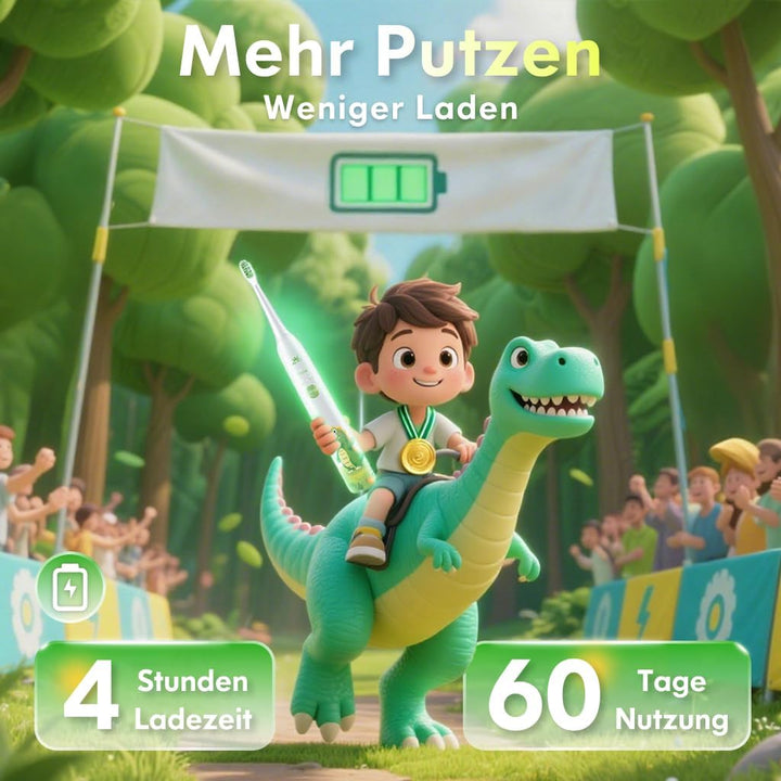 Zahnbürste Elektrisch Kinder ab 3-6-10-12 Jahre, Kinderzahnbürste Elektrisch mit Timer Gewohnheitsbi