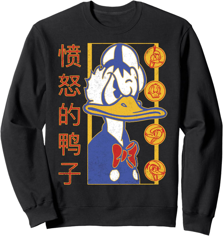 Disney Mickey And Friends Donald Duck Kanji Sweatshirt