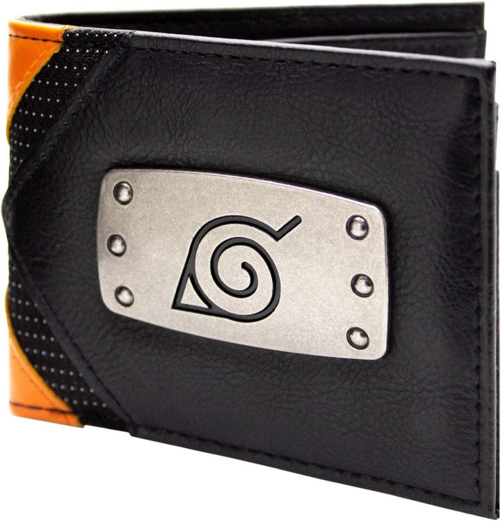 Shinobi Ninja Uzumaki Clan Hidden Leaf Wappen Konoha Geldbörse/Geldbeutel Zweifach ID & Kartenhalter