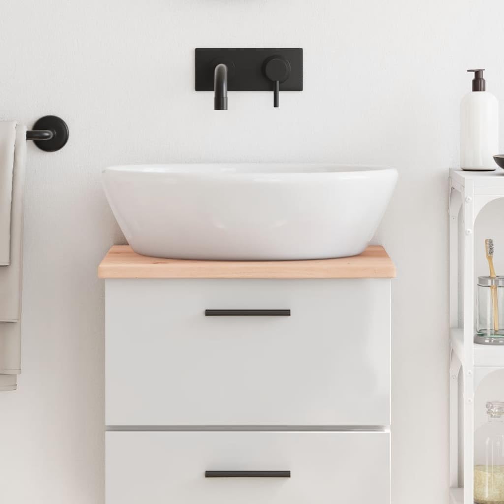 vidaXL Waschtischplatte, Multifunktional Arbeitsplatte mit Naturkante, Waschtischkonsole Tischplatte