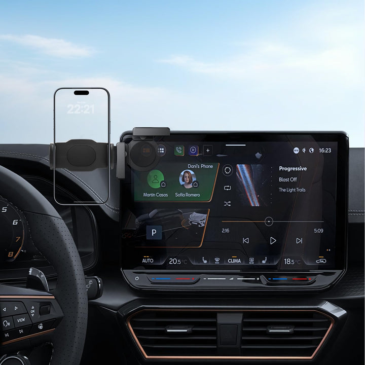 Handyhalterung für Cupr 12,9 Zoll Display, Cupra Formentor, Leon MK4, Born, Terramar 2024-2026 Mini