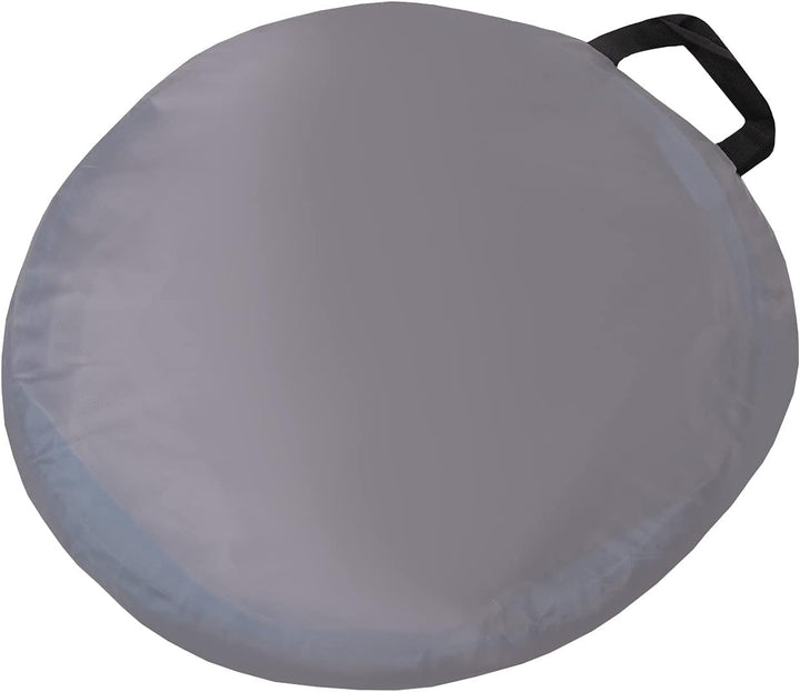 Selonis Pop-Up Tunnel Mit 200 Bälle Für Kinder Krabbel Spieltunnel, Grau-Blau:Babyblau/Blau/Perle