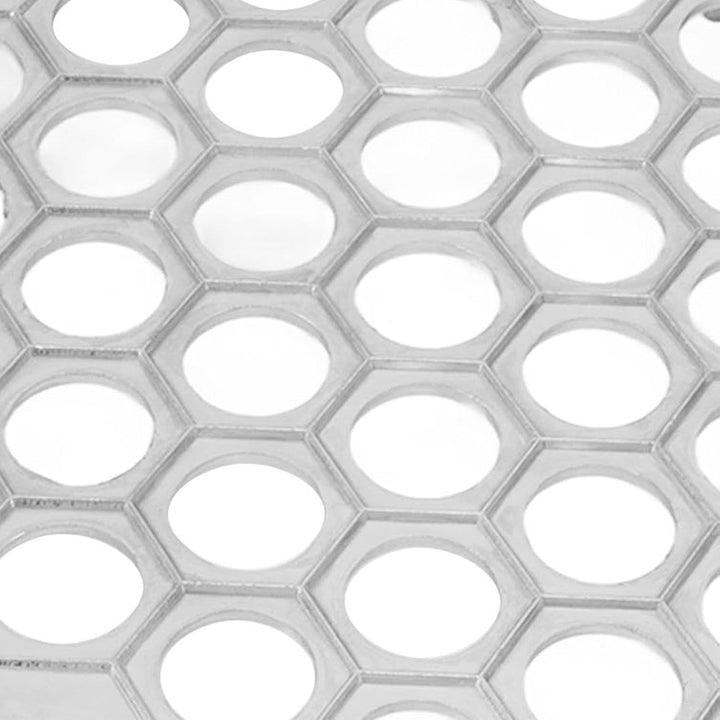 Pelmeni Form, 37 Löcher Russian Dumpling Maker aus Aluminiumlegierung, Silber, Ravioli Maker für DIY