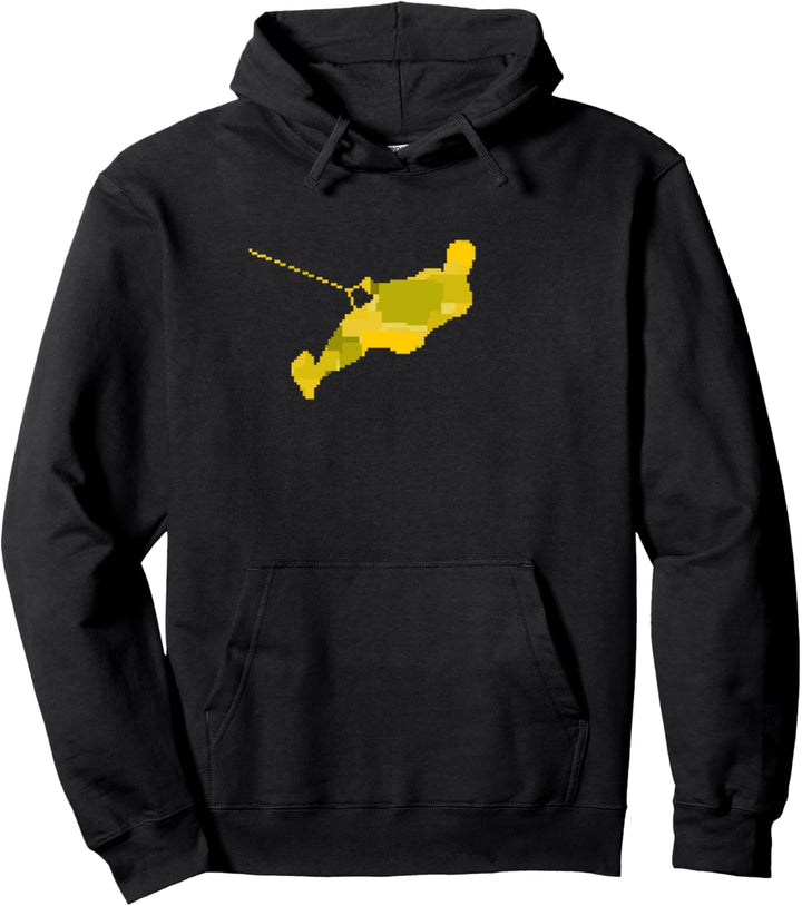 Verpixelt Wakeboard Pullover Hoodie