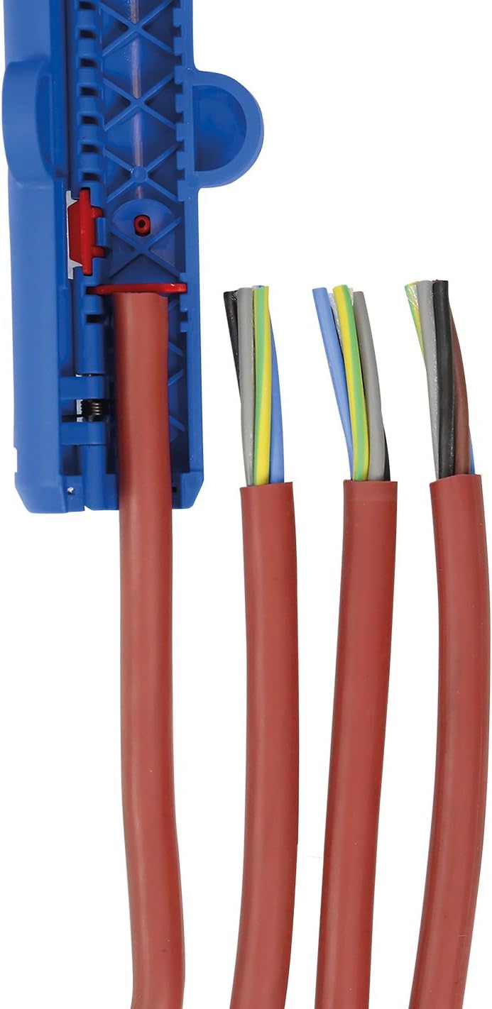 WEICON TOOLS Rundkabel-Stripper No. 13 6er Set; Entmanteler für Rund- und Feuchtraumkabel von 6-13 m