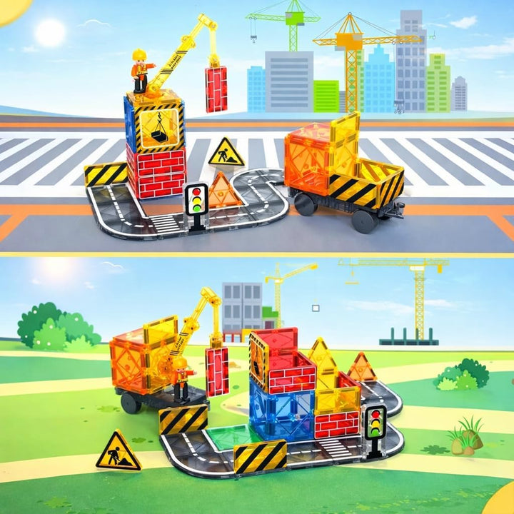 Wonder Toys Blocs magnétiques Classiques Les Jouets de Construction magnétiques Originaux Pour garço