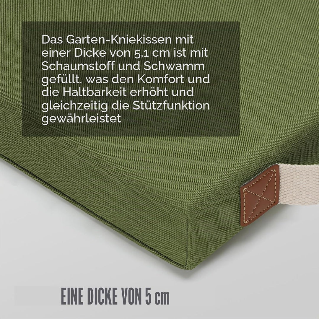 HappyPicnic Garten Kniekissen, Dicker Knieschoner für Gartenarbeit, Werkstatt oder Zuhause, Sitzkiss