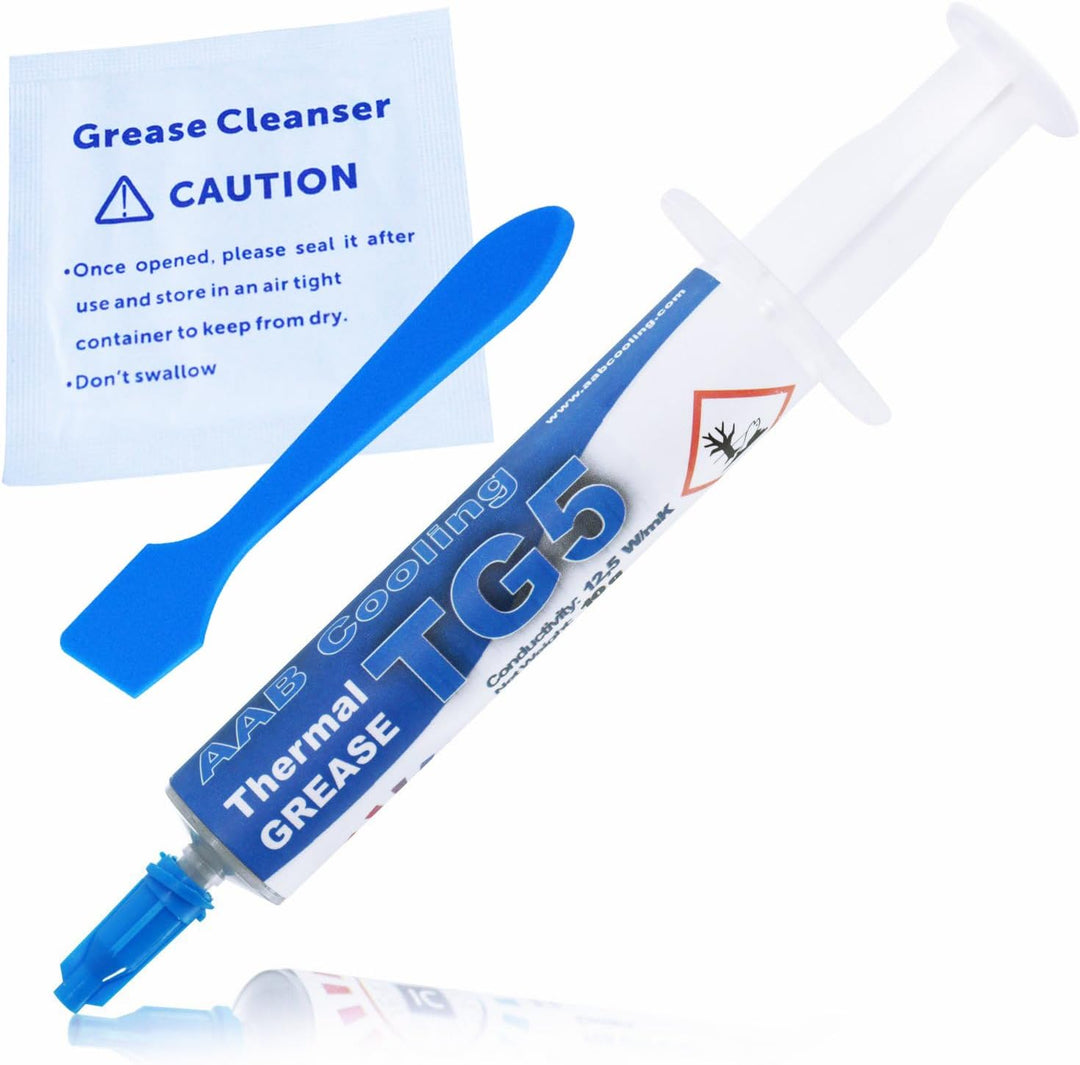 AABCOOLING Thermal Grease 5-10g - Hochleistungs 12,5W/mK Wärmeleitpaste mit Silber - Hoher Wärmeleit